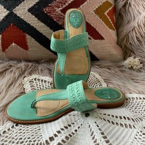 Frye Teal Sandals